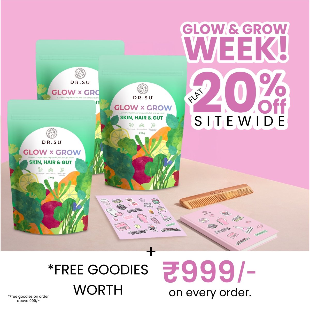 Glow x Grow for Skin, Hair and Gut - Dr. Su