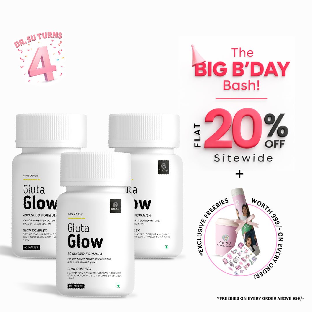 Gluta Glow 500mg Skin Radiance Supplement - Dr. Su