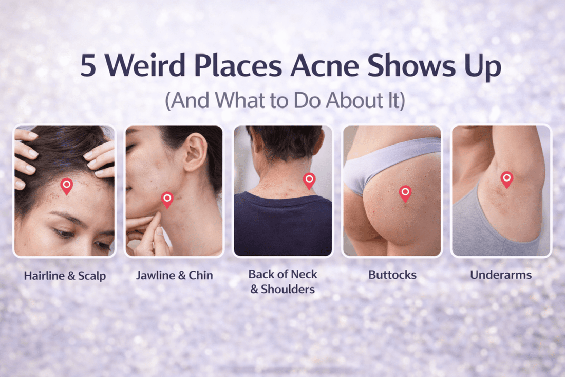 5 Weird Places Acne Shows Up (And What to Do About It) - Dr. Su