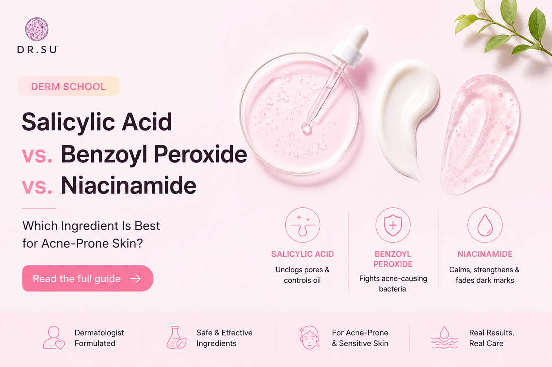Salicylic Acid vs. Benzoyl Peroxide vs. Niacinamide: Best Ingredient for Acne-Prone Skin?
