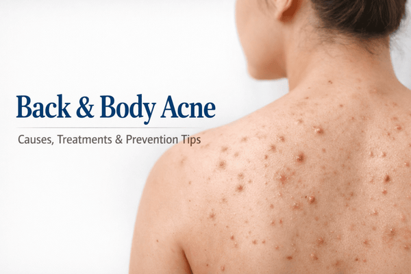 Back Acne & Body Acne: Causes, Treatments & Prevention Tips