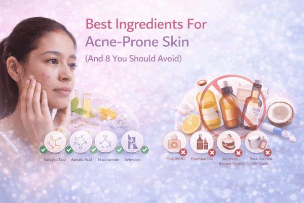 Best Ingredients For Acne-Prone Skin (And 8 You Should Avoid)