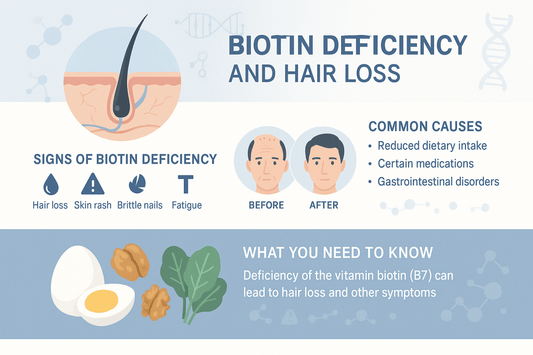 Biotin deficiency and hair loss: Signs, causes and what you need to know! - Dr. Su Formulations