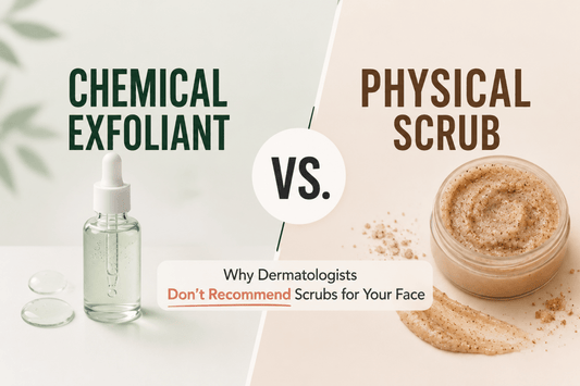 Chemical Exfoliant vs. Physical Scrub: Why Dermatologists Don't Recommend Scrubs for Your Face - Dr. Su