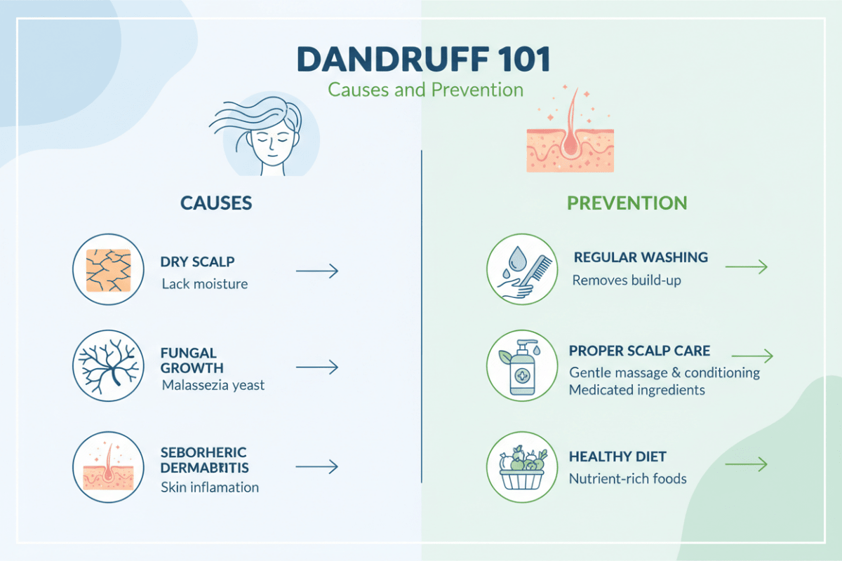 Dandruff 101: Causes and Prevention!