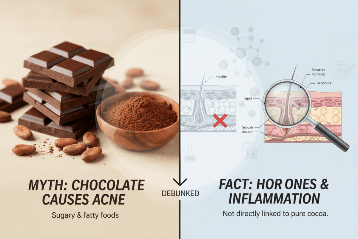 Does Chocolate Really Cause Acne? Fact vs. Myth