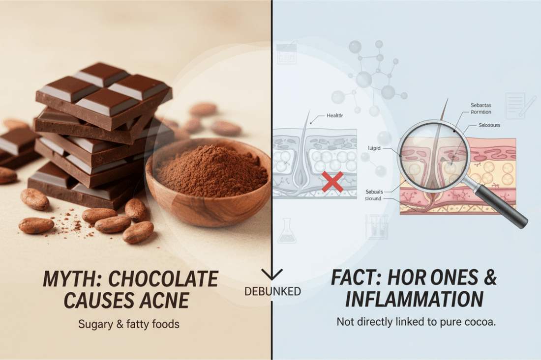 Does Chocolate Really Cause Acne? Fact vs. Myth - Dr. Su Formulations