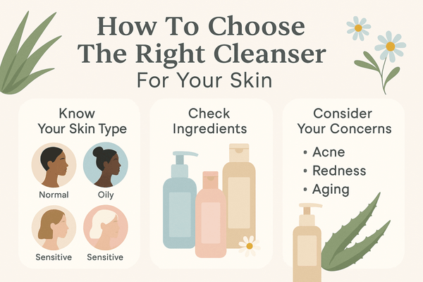 How to choose the right cleanser for your skin?