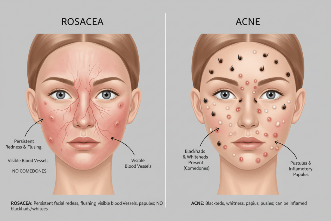 Rosacea or Acne? Key Differences and How to Tell Them Apart - Dr. Su Formulations