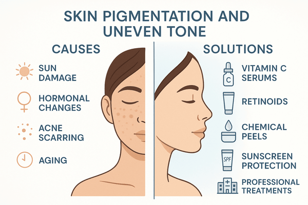 Skin Pigmentation And Uneven Tone: Causes & Solutions