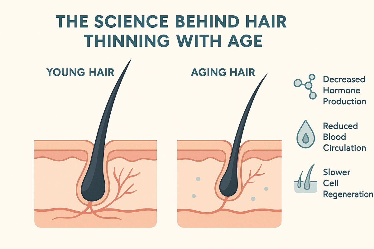 Why Is My Hair Getting Thinner as I Age? Let’s Break It Down!