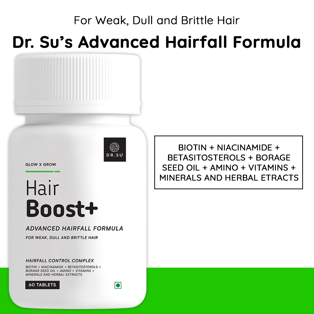 Dr. Su Hairboost+ for Hair Strength