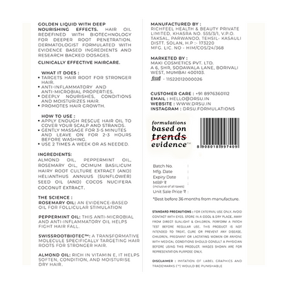 Rescue Hair Nourishing Oil