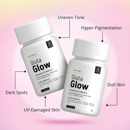 Gluta Glow 500mg Skin Radiance Supplement