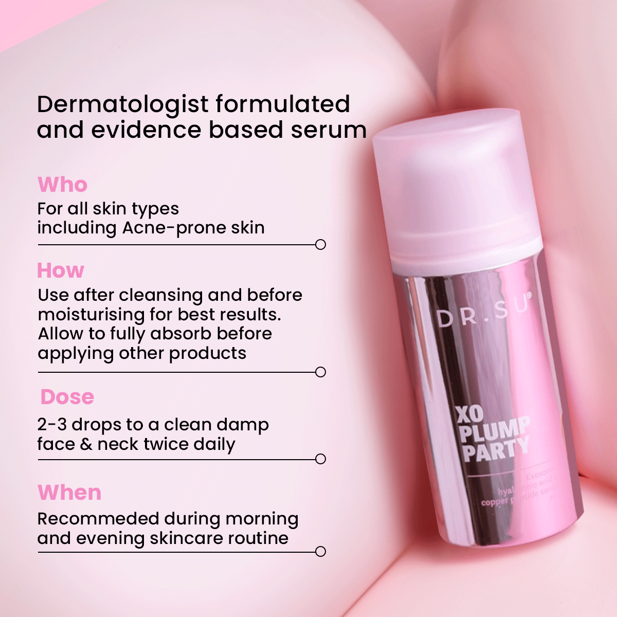 Exosome Plump Party Serum (30ml) - Dr. Su Formulations