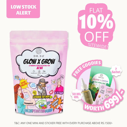 Glow x Grow: For Acne (30 Sachets) - Dr. Su Formulations
