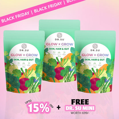 Glow x Grow for Skin, Hair and Gut - Dr. Su Formulations