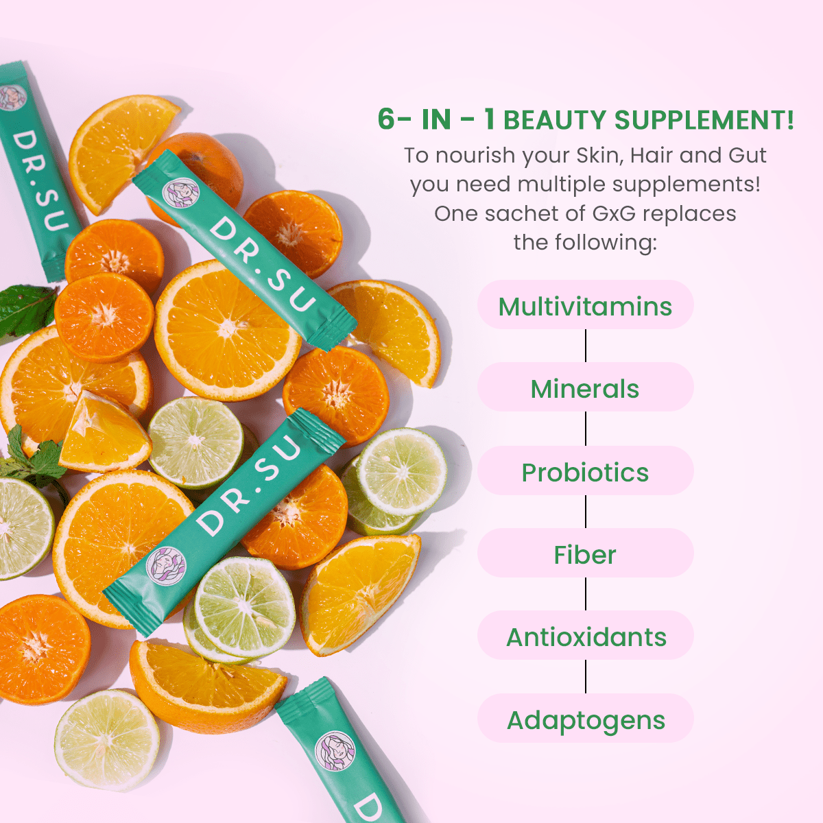 Glow x Grow for Skin, Hair and Gut - Dr. Su Formulations