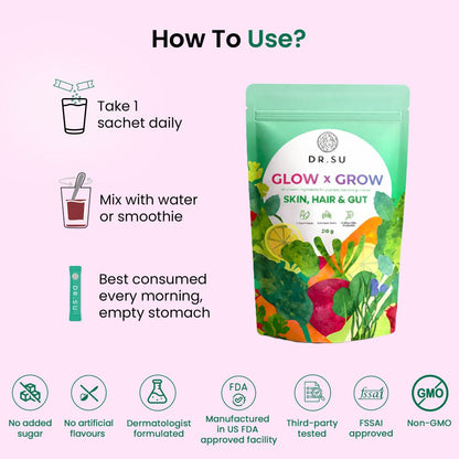 Glow x Grow for Skin, Hair and Gut - Dr. Su