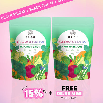 Glow x Grow for Skin, Hair and Gut - Dr. Su Formulations