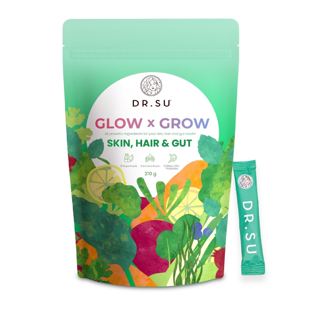 Glow x Grow: The Original Blend (30 Sachets) - Dr. Su Formulations