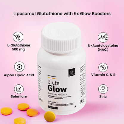 Gluta Glow 500mg Skin Radiance Supplement - Dr. Su Formulations