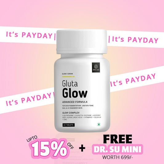 Gluta Glow 500mg Skin Radiance Supplement - Dr. Su Formulations