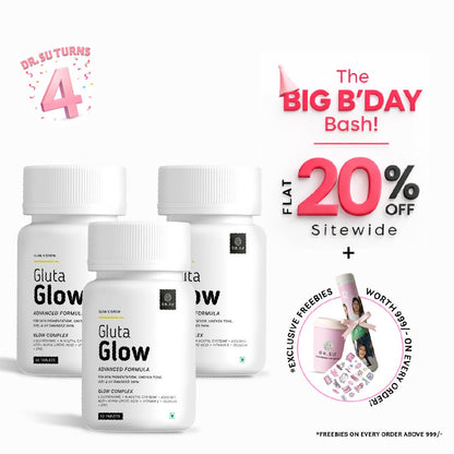 Gluta Glow 500mg Skin Radiance Supplement - Dr. Su