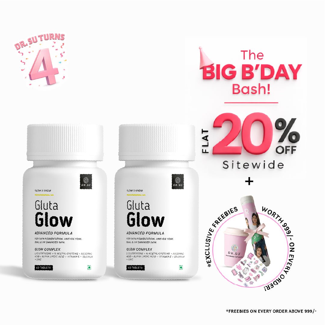 Gluta Glow 500mg Skin Radiance Supplement - Dr. Su