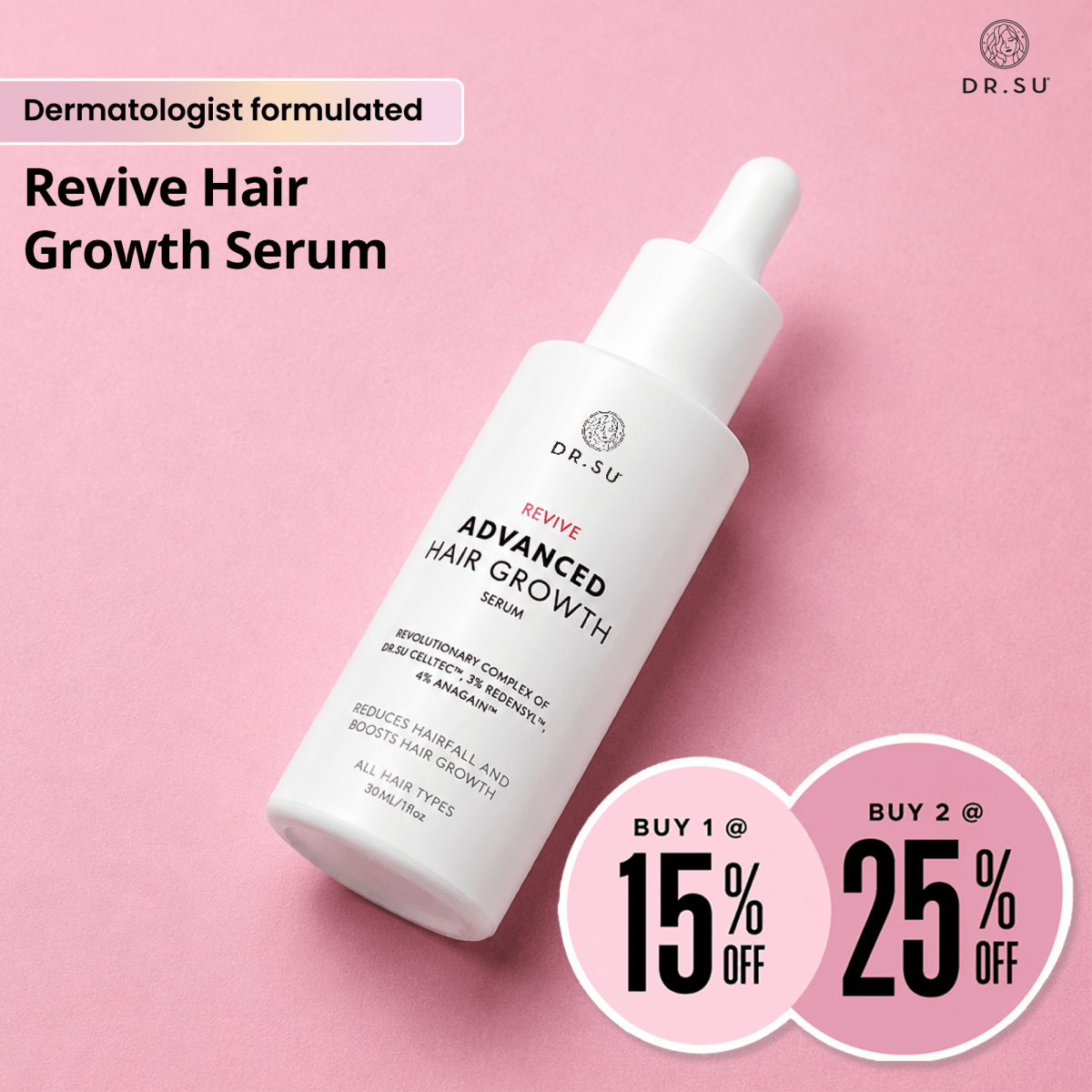 Revive Hair Growth Serum - Dr. Su