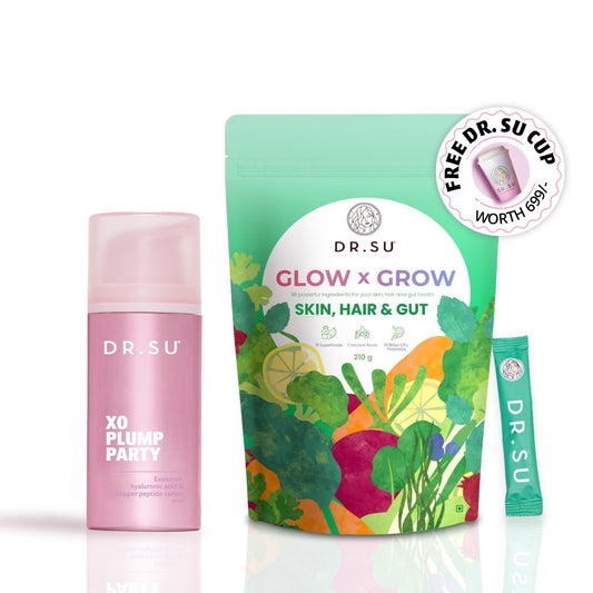 Set Of Exosome & Glow x Grow Supplement - 30 Sachets - Dr. Su Formulations