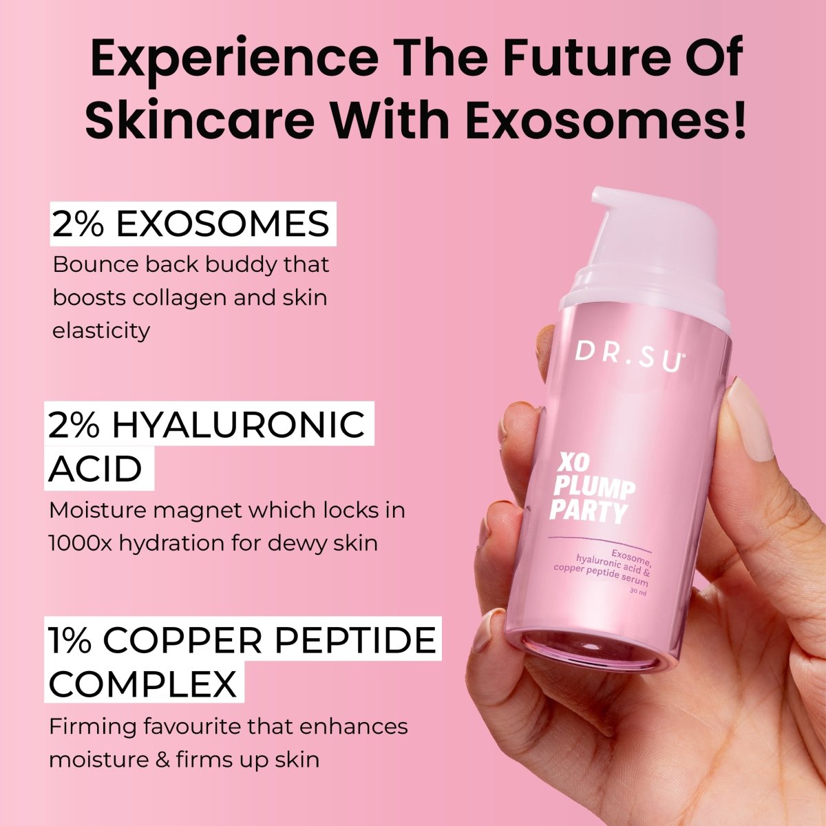 Set Of Exosome & Glow x Grow Supplement - 30 Sachets - Dr. Su Formulations