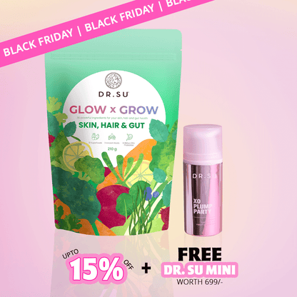 Set Of Exosome & Glow x Grow Supplement - 30 Sachets - Dr. Su Formulations