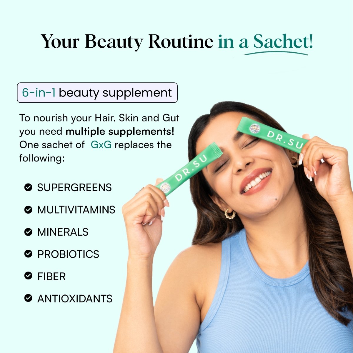 Skin Radiance combo: Dr. Su Glow x Grow and Dr. Su Gluta Glow supplement - Dr. Su Formulations