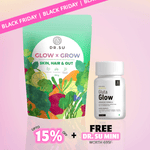 Skin Radiance combo: Dr. Su Glow x Grow and Dr. Su Gluta Glow supplement